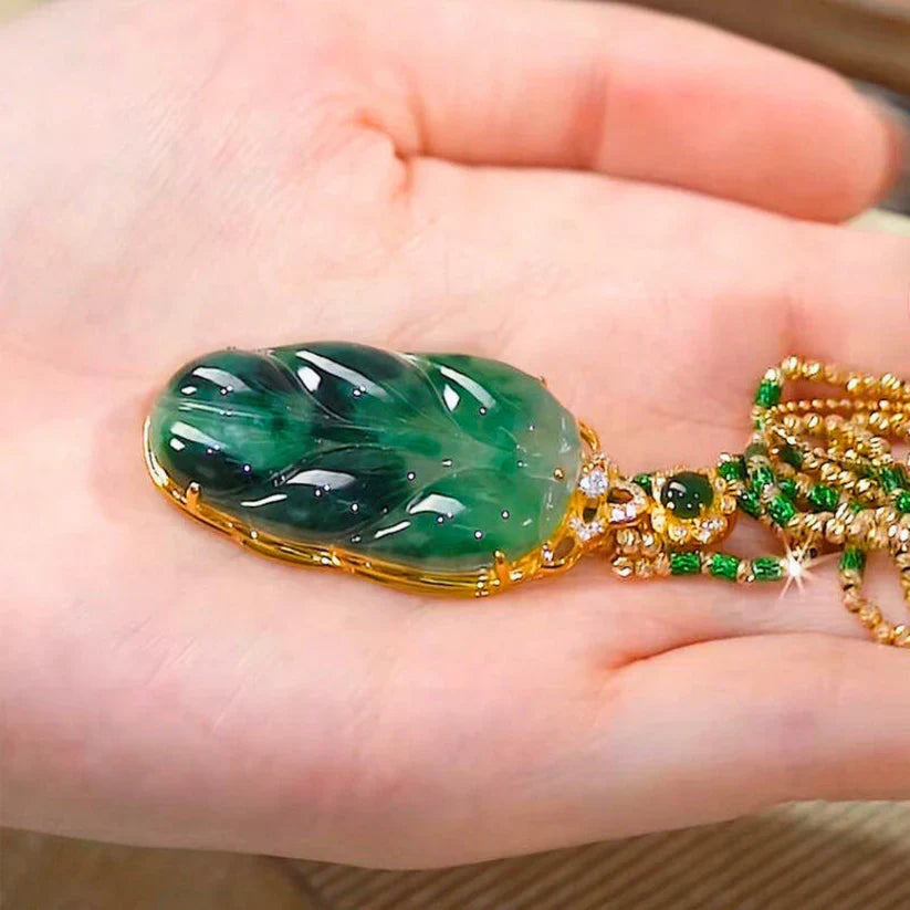 2x1 Colar da Fortuna e Bem-Estar, Jade Natural + PRESENTE
