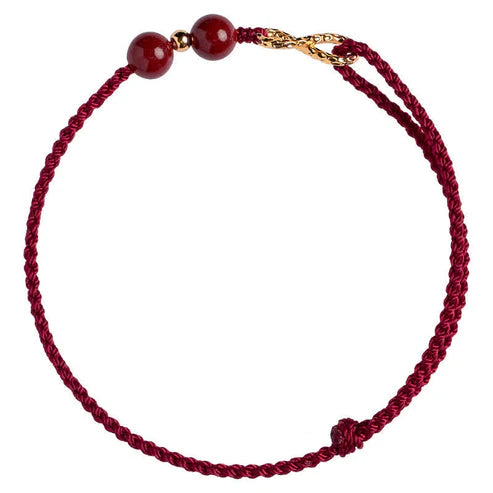2x1 Pulseira de Fio Vermelho - Bênção do Cinábrio