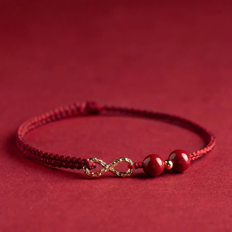 2x1 Pulseira de Fio Vermelho - Bênção do Cinábrio