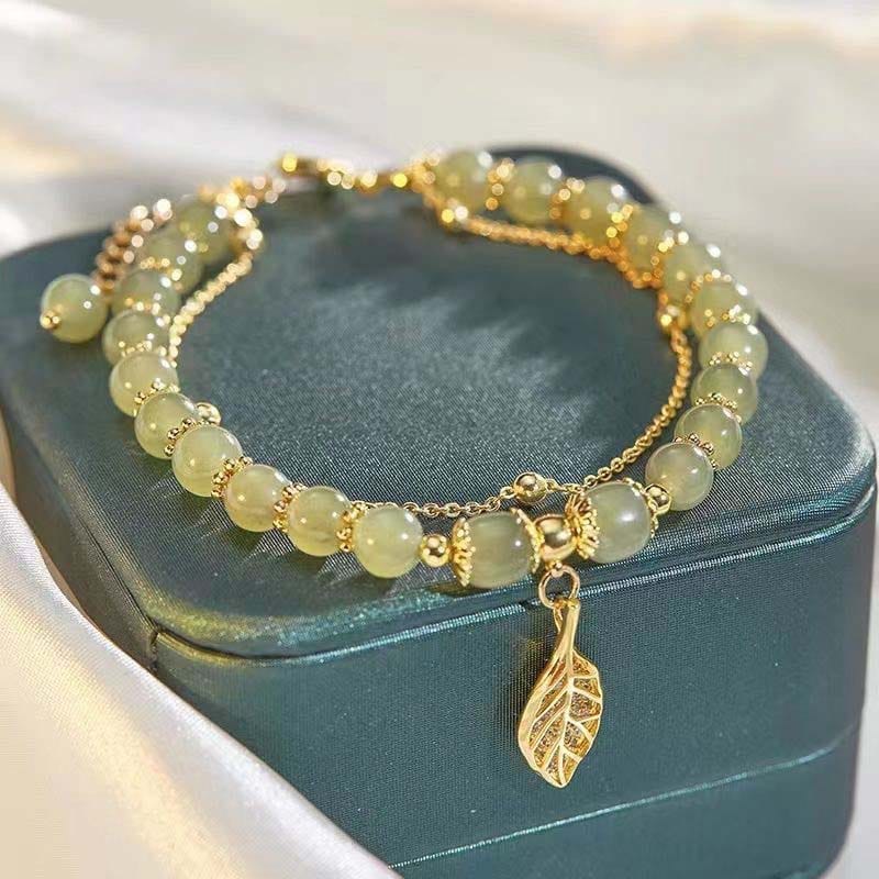 Pulseira Fortuna e Bem-Estar, Jade Natural