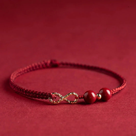 2x1 Pulseira de Fio Vermelho - Bênção do Cinábrio