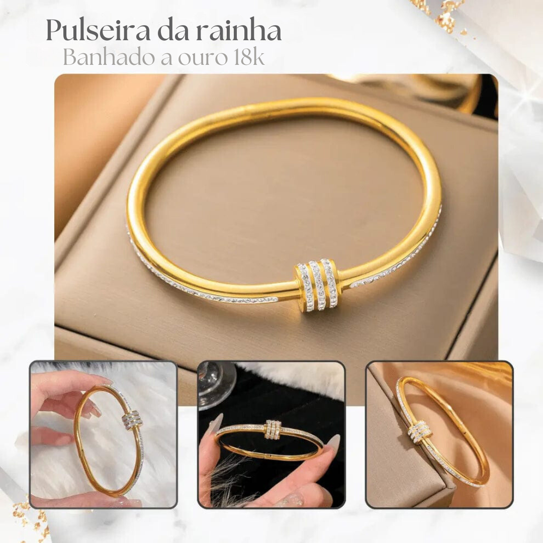 Conjunto de 4 Pulseiras da Rainha. LIQUIDAÇÂO