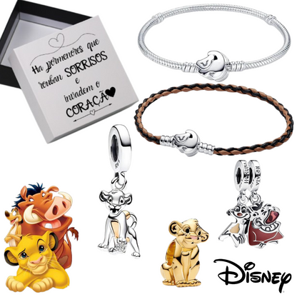 Pulseira HAKUNA MATATA + 3 CHARMS, OFERTA LIMITADA